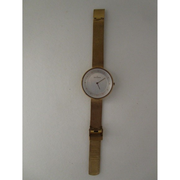 Skagen SKW2142 Gitte Rose-tone Stainless Steel Mesh Watch LOT OF 2 -PARTS/REPAIR main image 15